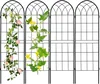 Rustic Iron Garden Trellis